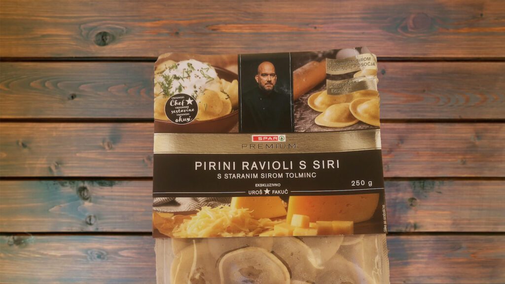 Jeftino, a fino - tortellini specijalitet kuhara s Michelinovom zvjezdicom za 1,69€ 1 PIRINI RAVIOLI S SIRI S STARANIM SIROM TOLMINC