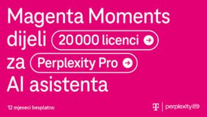 Hrvatski Telekom daruje najnaprednijeg AI asistenta – Perplexity Pro