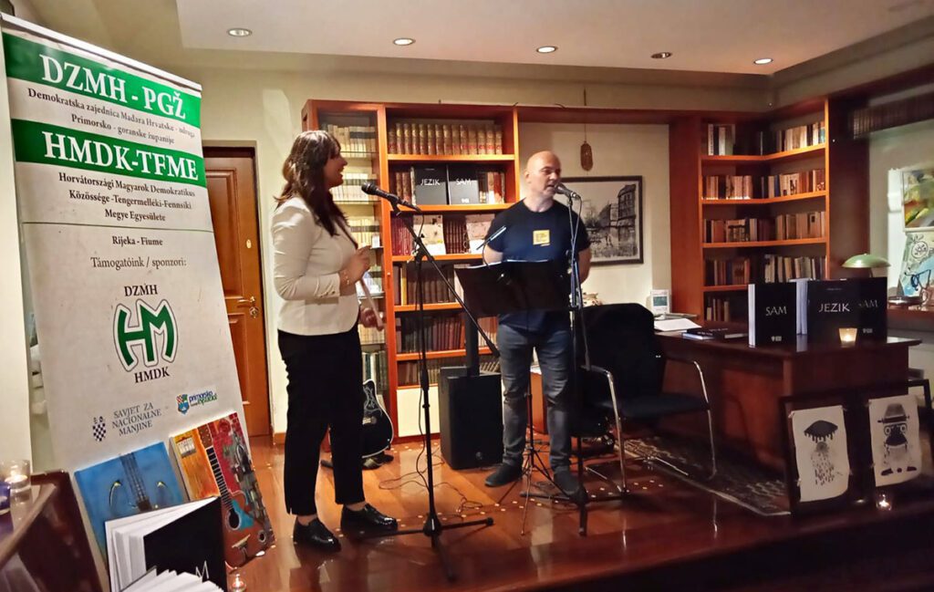Cabaret promocija zbirke JEZIK (SAM) Mihaela Arčona u Rijeci